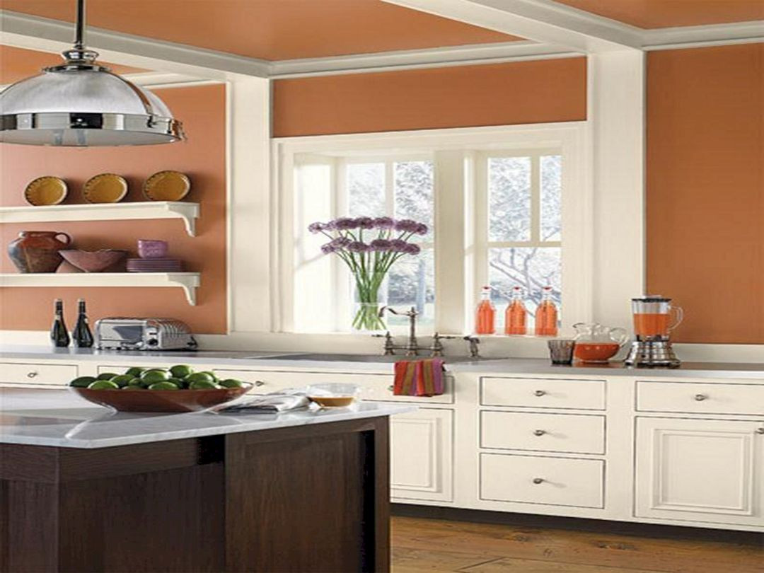 Small Kitchen Color Schemes
 40 Best Kitchen Wall Paint Colors in Your Home FresHOUZ