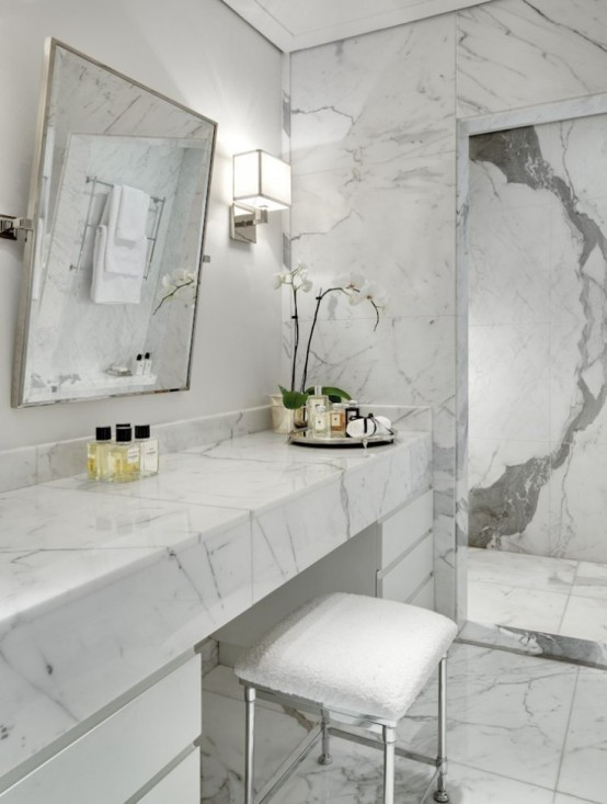 Small Marble Bathroom
 74 Luxurious Marble Bathroom Designs DigsDigs