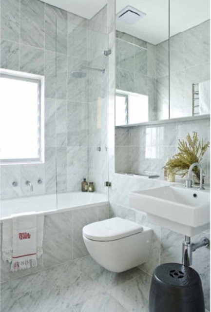 Small Marble Bathroom
 48 Luxurious Marble Bathroom Designs DigsDigs