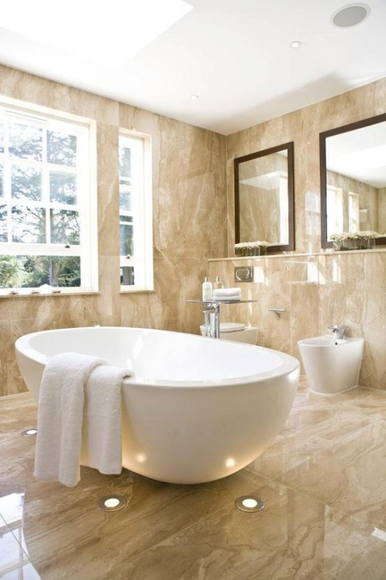 Small Marble Bathroom
 48 Luxurious Marble Bathroom Designs DigsDigs