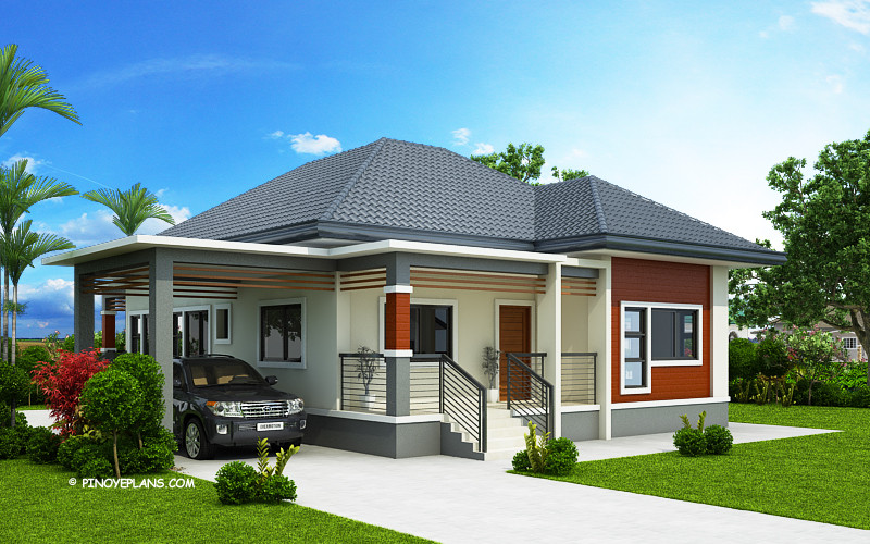 Small Two Bedroom House
 Simple and Elegant Small House Design With 3 Bedrooms and