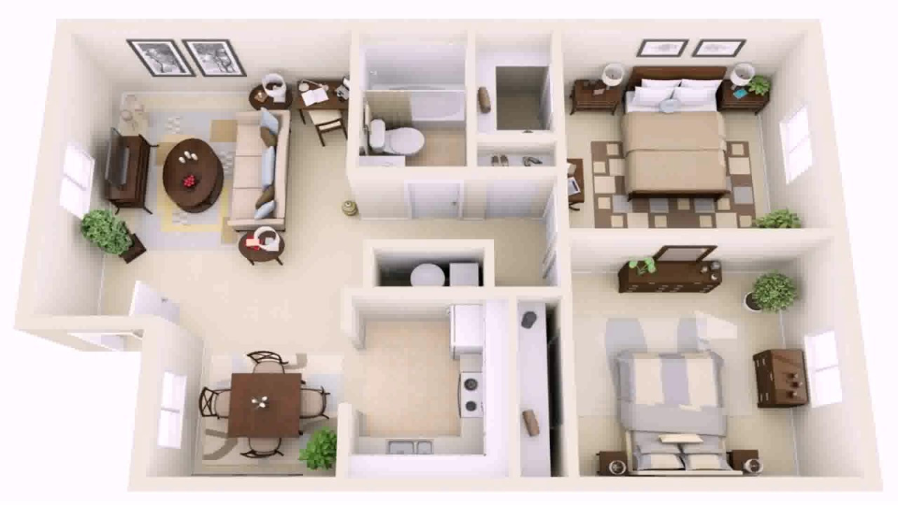 Small Two Bedroom House
 2 Bedroom House Design see description