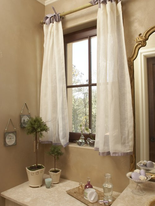 Small Window Curtains For Bathroom
 Bathroom Window Curtain Home Design Ideas