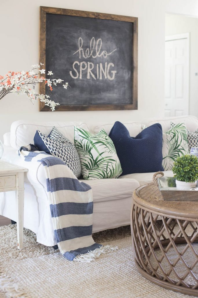 Spring Ideas For Home
 Living Room Spring Decorating Making Home Base