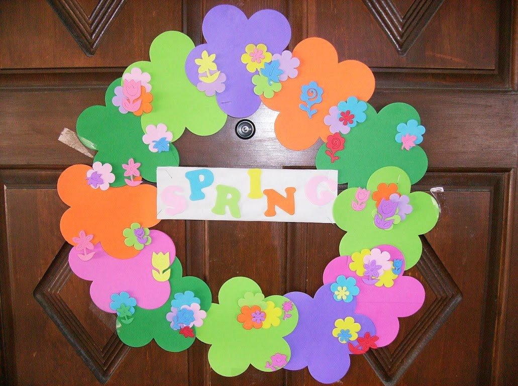 Spring Ideas For Preschoolers
 Random Thoughts and Happy Thinking Spring Wreath