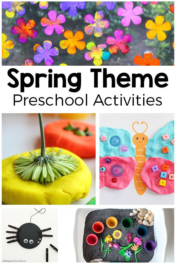 Spring Ideas For Preschoolers
 Spring Theme Activities for Preschool