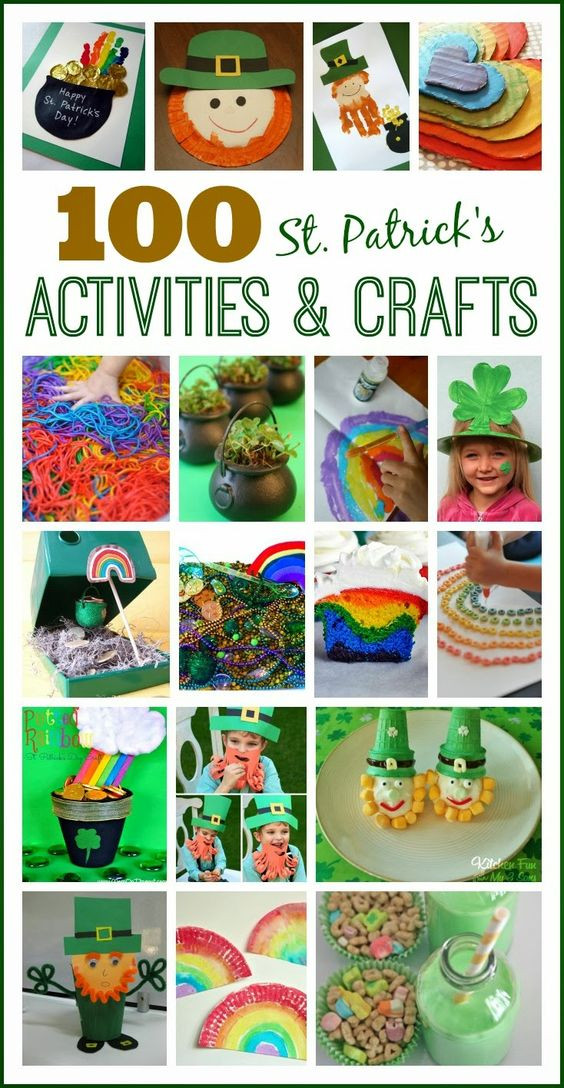St Patrick's Day Activities For Pre K
 Over 100 St Patrick s Day Activities & Crafts these are