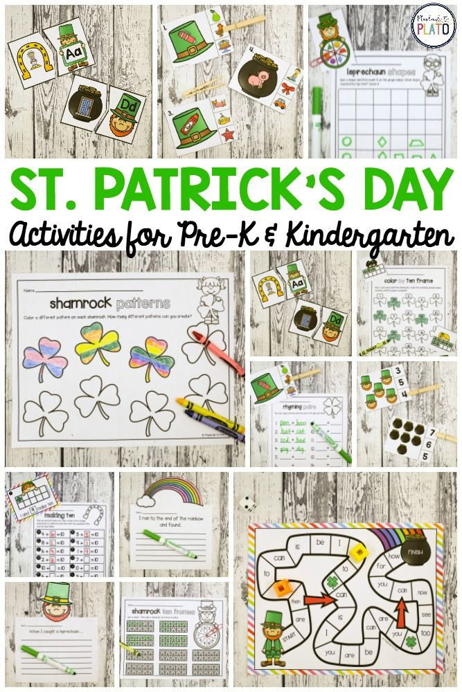 St Patrick's Day Activities For Pre K
 2248 best Preschool Activities images on Pinterest
