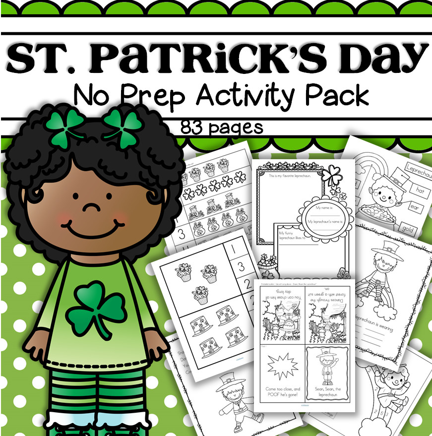St Patrick's Day Activities For Pre K
 St Patrick s Day Printable Activities No Prep Preschool