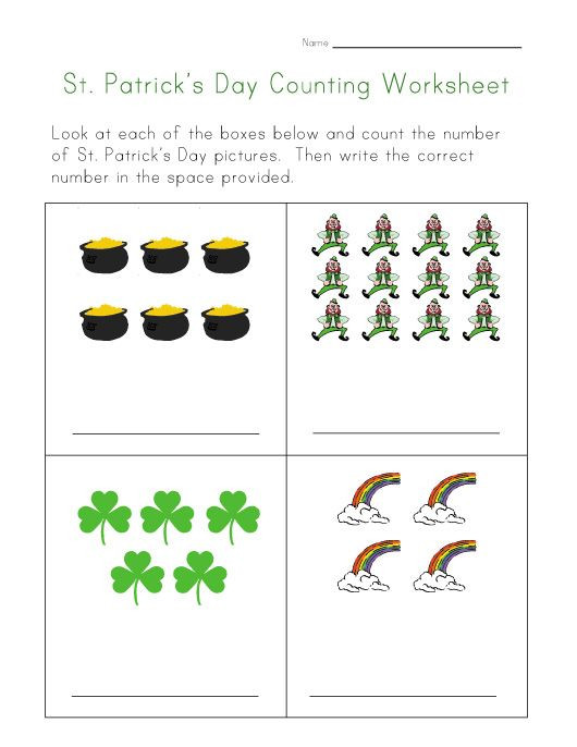 St Patrick's Day Activities For Pre K
 38 best March worksheets images on Pinterest