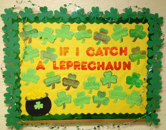 St Patrick's Day Bulletin Board Ideas
 If I Caught A Leprechaun St Patrick s Day Writing