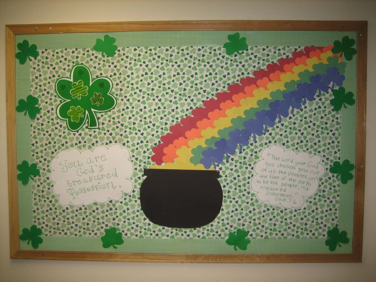 St Patrick's Day Bulletin Board Ideas
 17 Best images about Bulletin boards on Pinterest