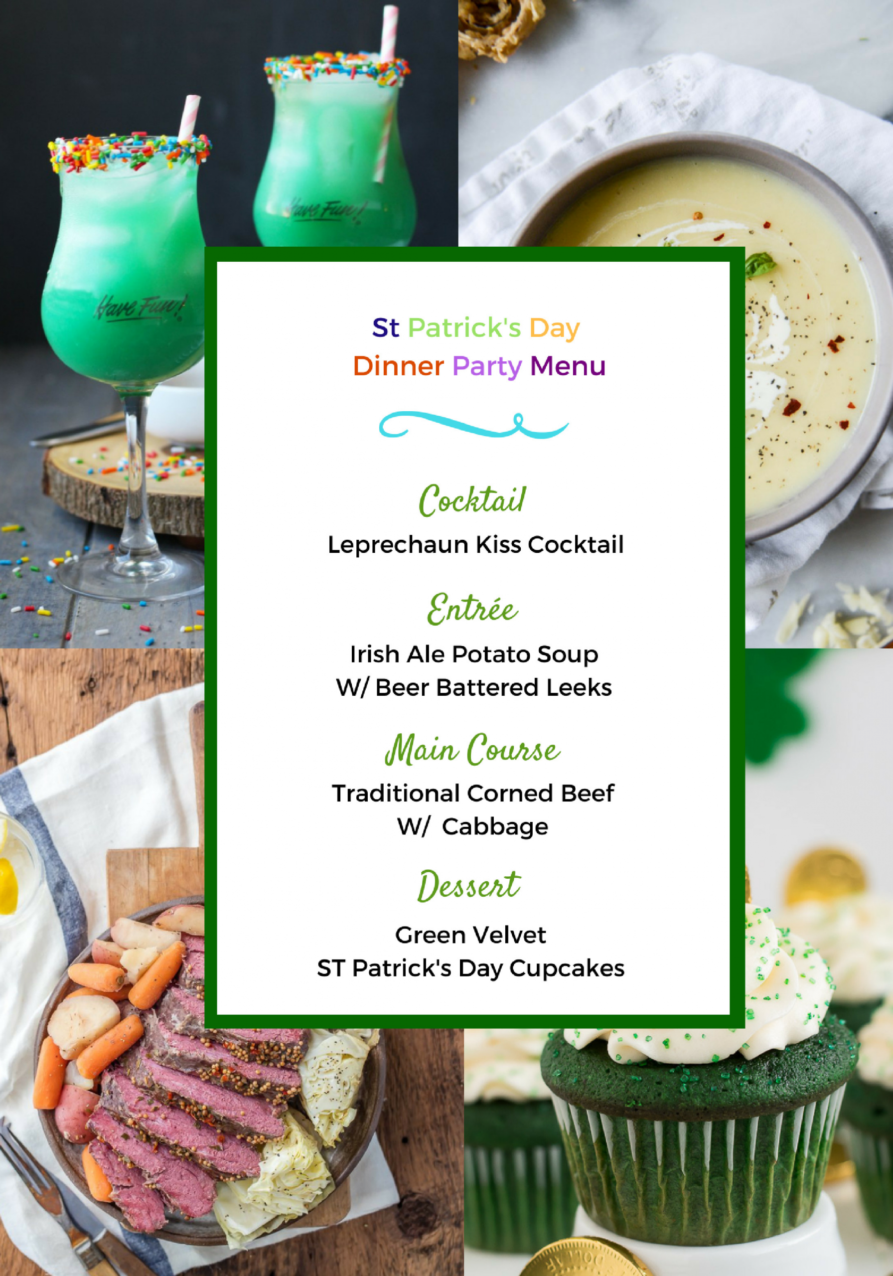 St Patrick's Day Party Menu
 Easy Feasts A St Patrick s Day Dinner Party Pretty Mayhem