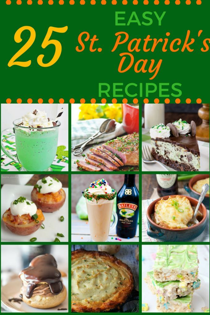 St Patrick's Day Party Menu
 These are the best 25 easy St Patrick s Day recipes They