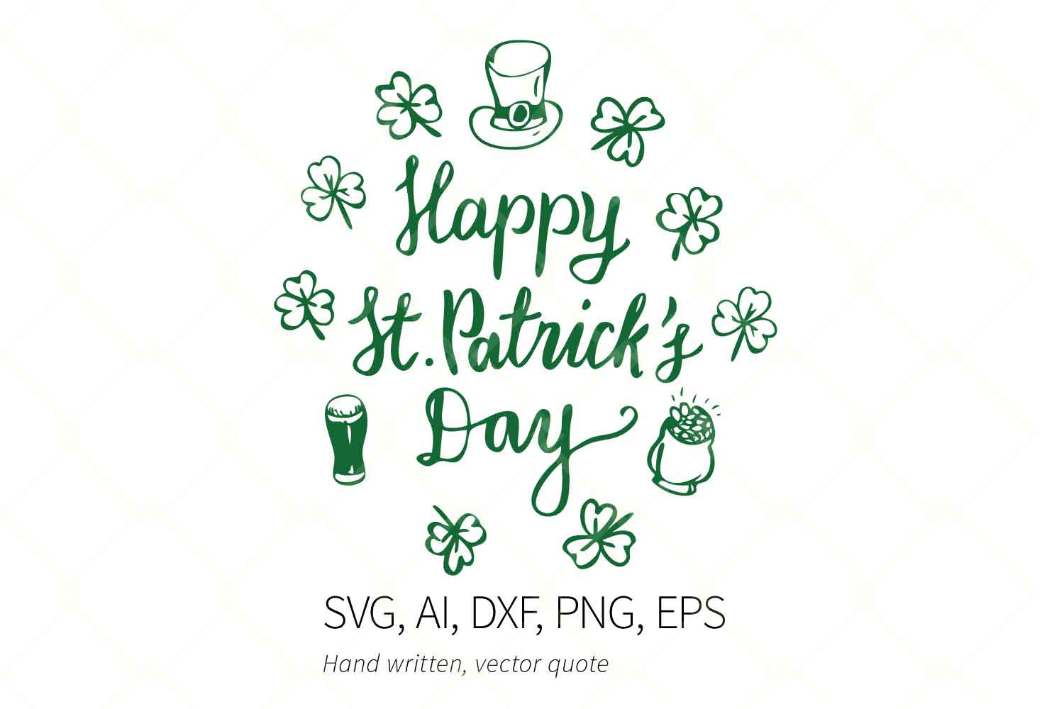 St Patrick's Day Poems Quotes
 Happy St Patrick s Day SVG Quote Hat Beer Shamrock SVG