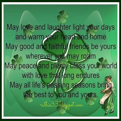 St Patrick's Day Poems Quotes
 St Patricks Day Inspirational Quotes QuotesGram