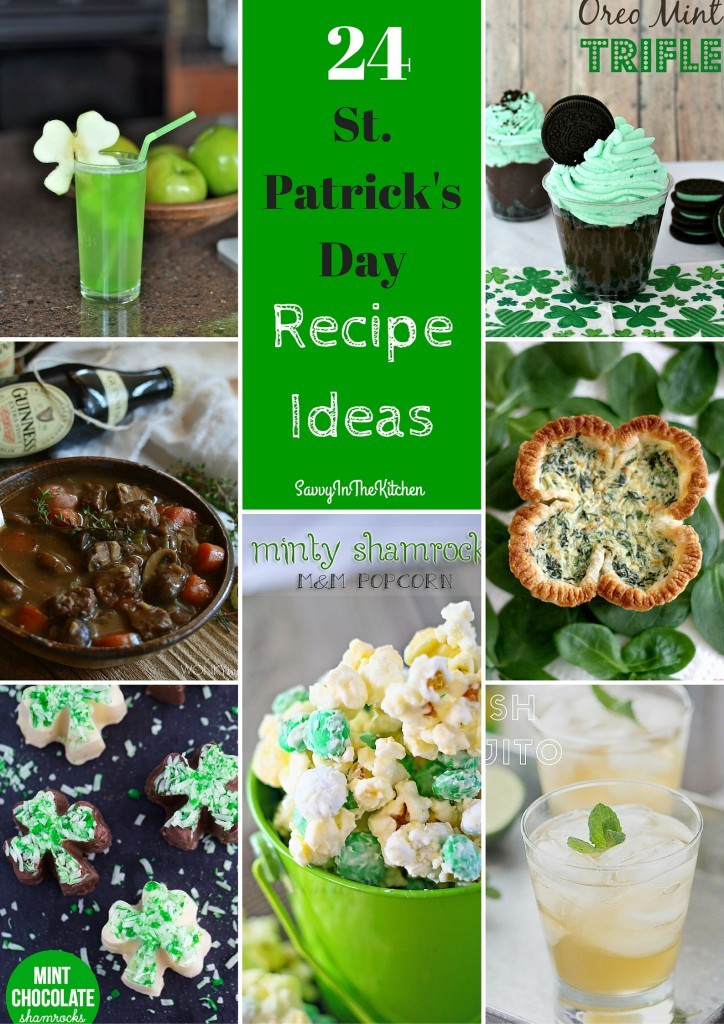 St Patrick's Day Snack Ideas
 24 St Patrick s Day Recipe Ideas Savvy In The Kitchen