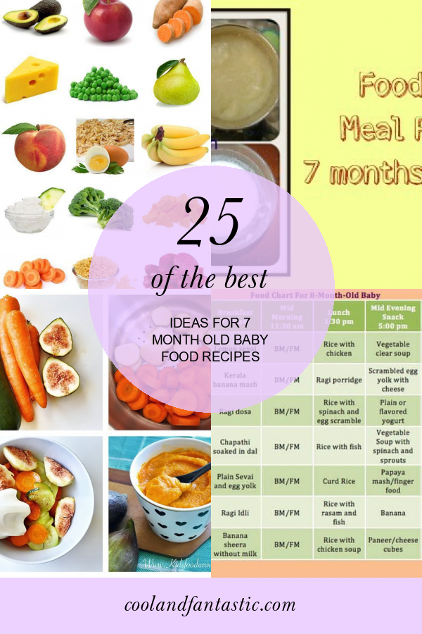 25 Of the Best Ideas for 7 Month Old Baby Food Recipes - Home, Family ...