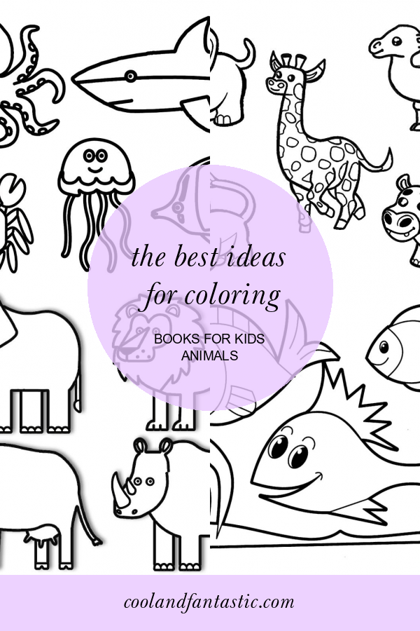 Coloring Books for Kids Animals New Coloring for Kids with Sea Animals Coloring Book for