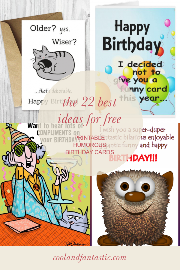 Happy Birthday Card Funny Printable - Printable World Holiday