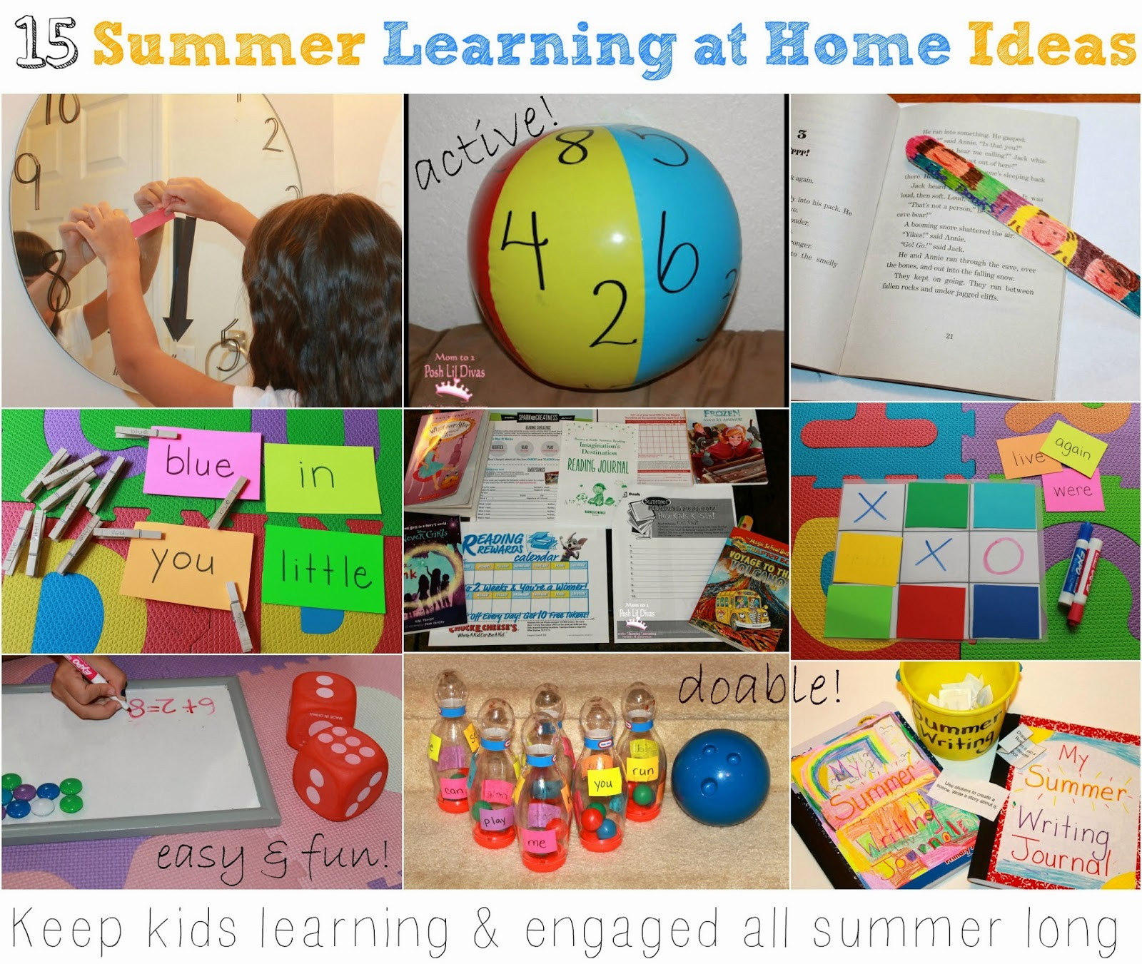 Summer Activities At Home
 This week I m excited to share