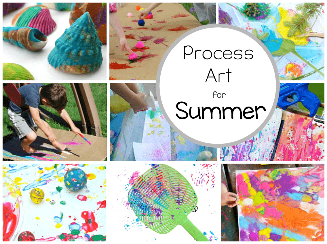 Summer Art Activities
 Preschool Process Art Activities Perfect for Summer