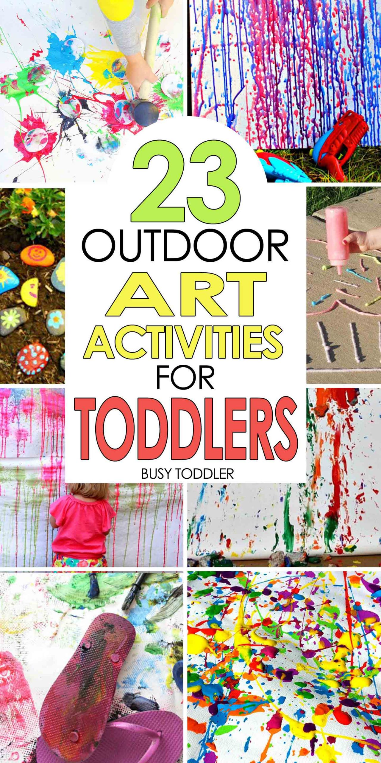 Summer Art Activities
 50 Awesome Summer Activities for Toddlers Busy Toddler