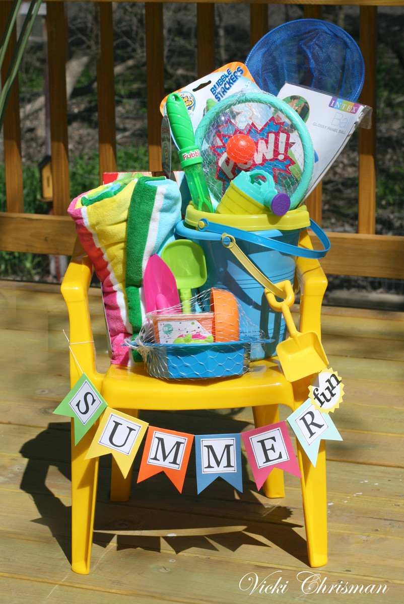 Summer Basket Ideas
 This art that makes me happy Gift and fundraiser basket ideas