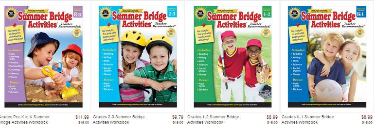 Summer Bridge Activities
 Summer Bridge Activities Workbooks as low as $8 79