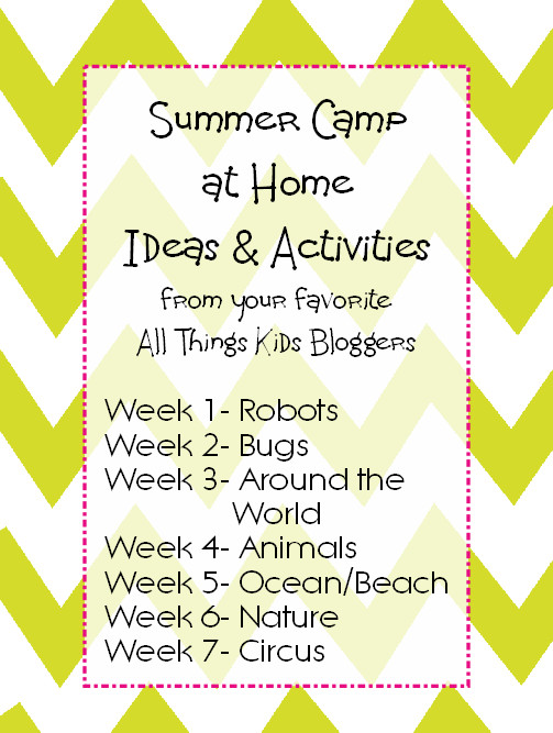 Summer Camp Ideas
 Summer Camp at Home Animal Activities & Snacks