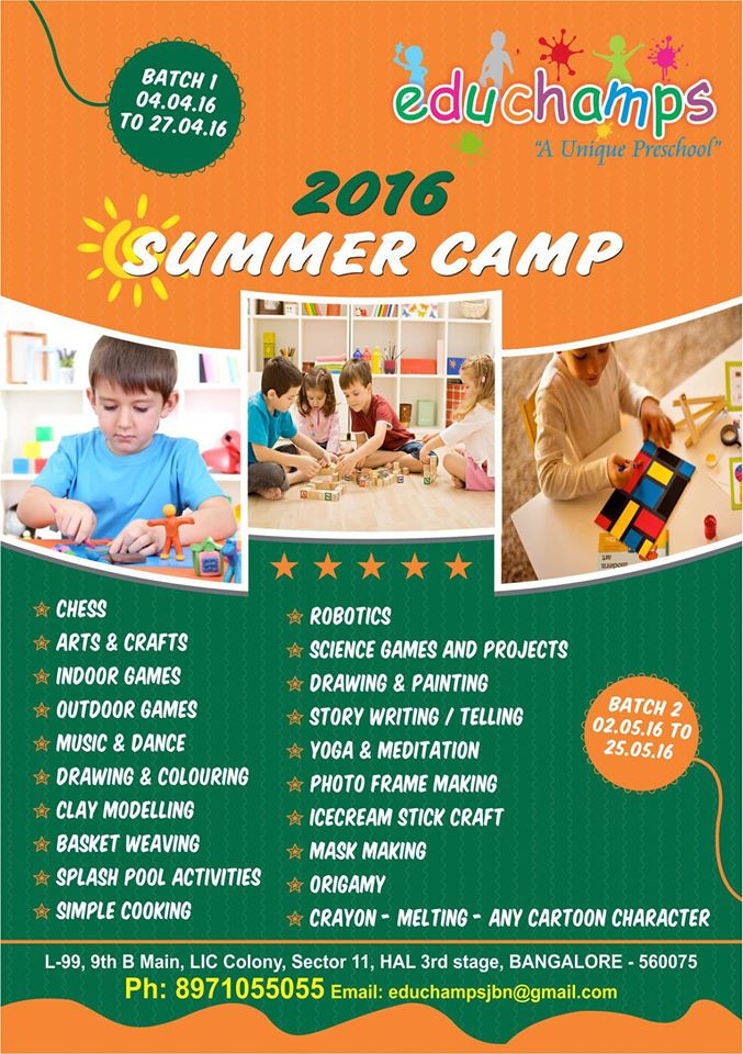 Summer Camp Ideas
 Educhamps Summer Camp BuzzingBubs