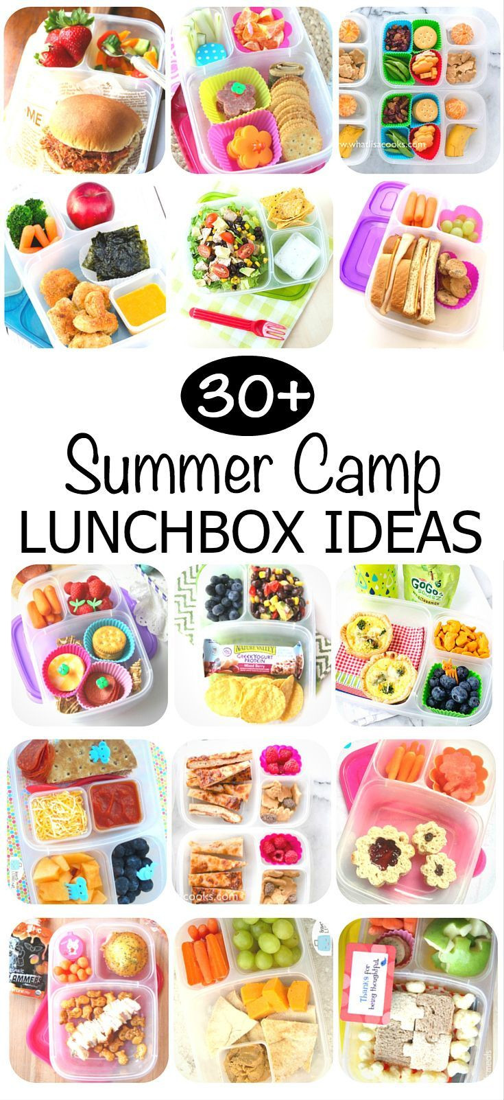 Summer Camp Lunch Ideas
 Over 30 Summer Camp Lunchbox Ideas