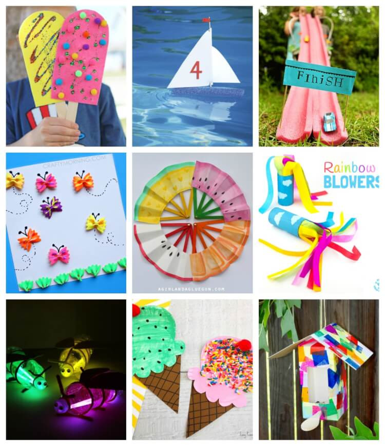 Summer Fun Craft
 Easy Summer Kids Crafts That Anyone Can Make Happiness