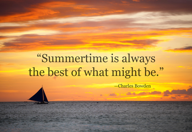 Summer Happiness Quotes
 42 The Most Beautiful Literary Quotes About Summer