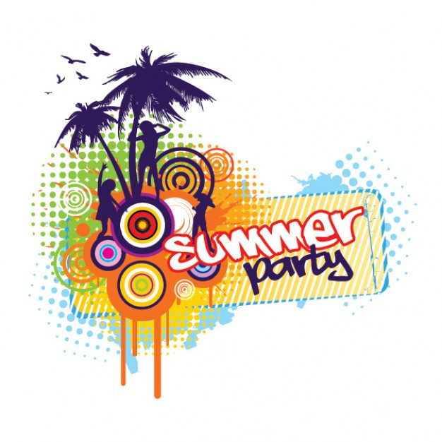 Summer Party Clipart
 Summer party Vector