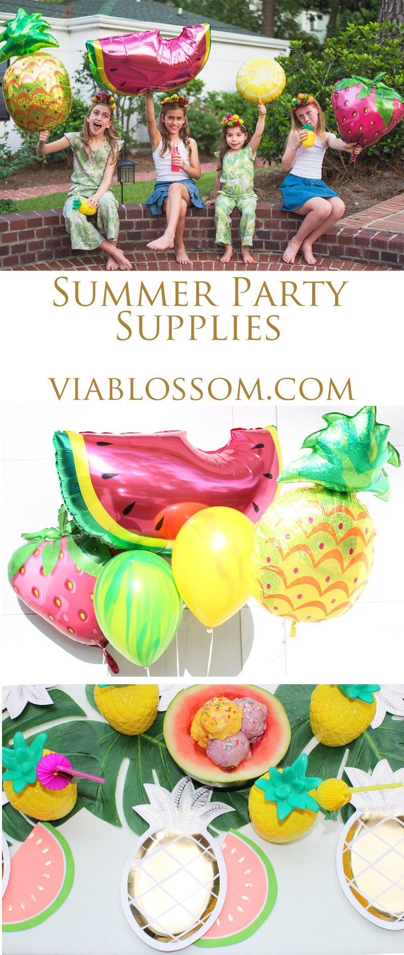 Summer Party Favors
 Must Have Summer Party Supplies Via Blossom