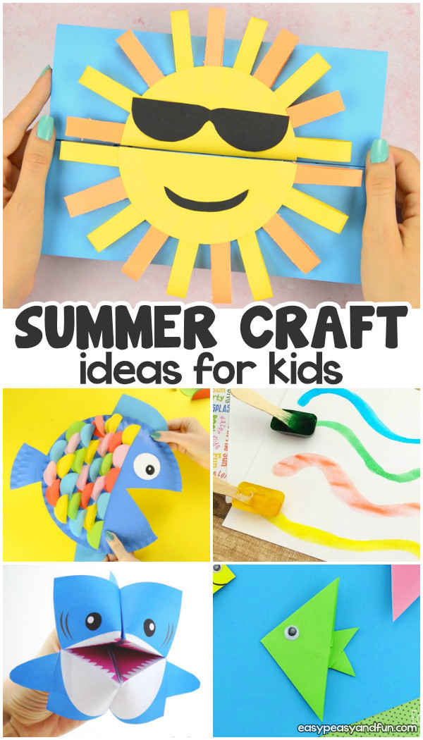 Summer Preschool Crafts
 Summer Crafts Easy Peasy and Fun