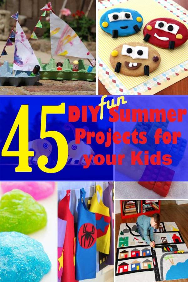 Summer Project Ideas
 45 DIY Fun Summer Projects to do with your Kids The