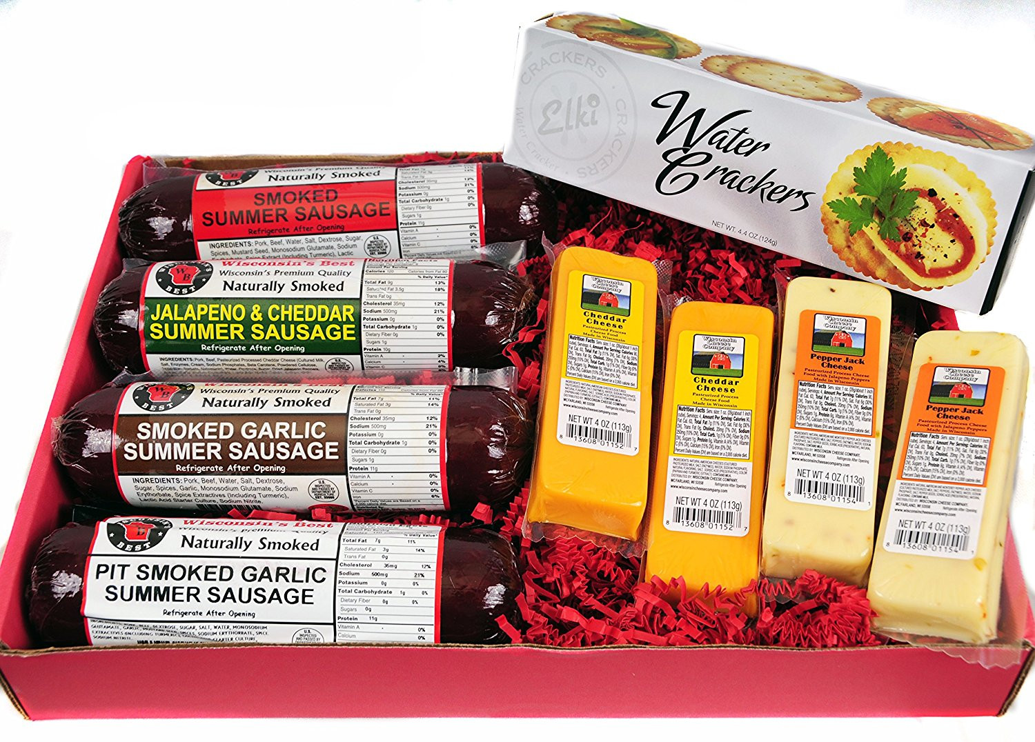 Summer Sausage And Cheese Gift Baskets
 Gourmet Food Gift Baskets Best Cheeses Sausages Meat