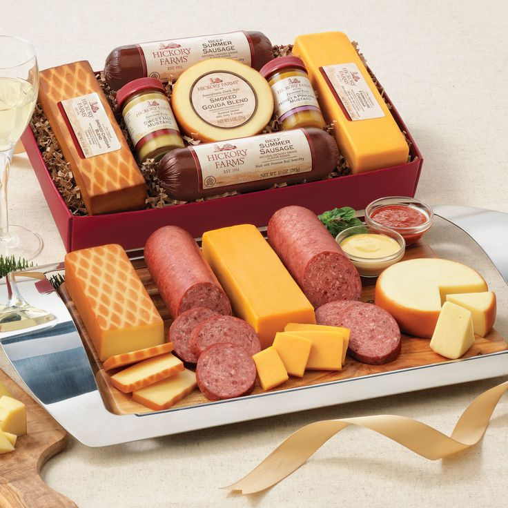 Summer Sausage And Cheese Gift Baskets
 9 best Hickory Farms Food and Recipes images on Pinterest