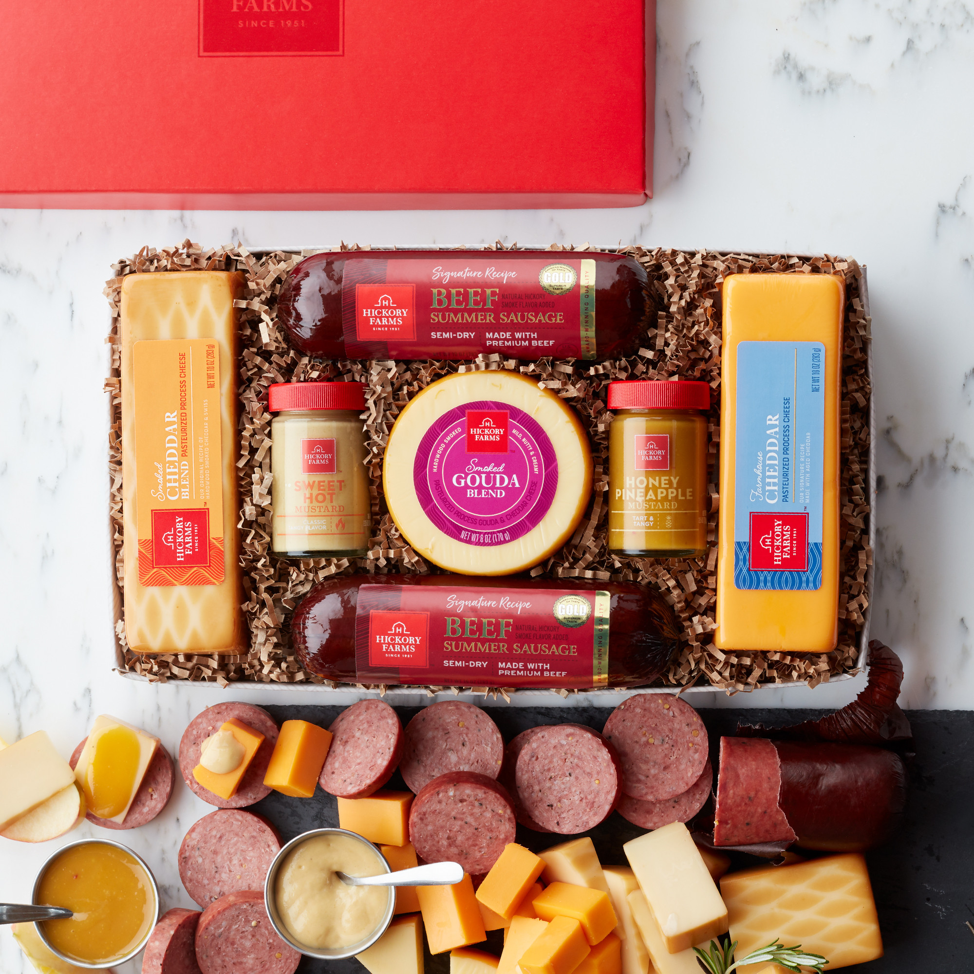 Summer Sausage And Cheese Gift Baskets
 Summer Sausage & Cheese Gift Box