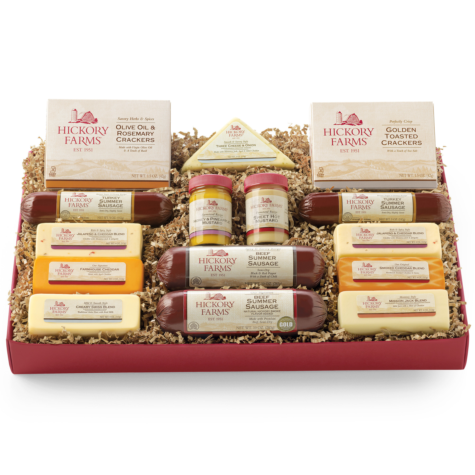 Summer Sausage And Cheese Gift Baskets
 Hickory Farms Home For the Holidays Gift Box