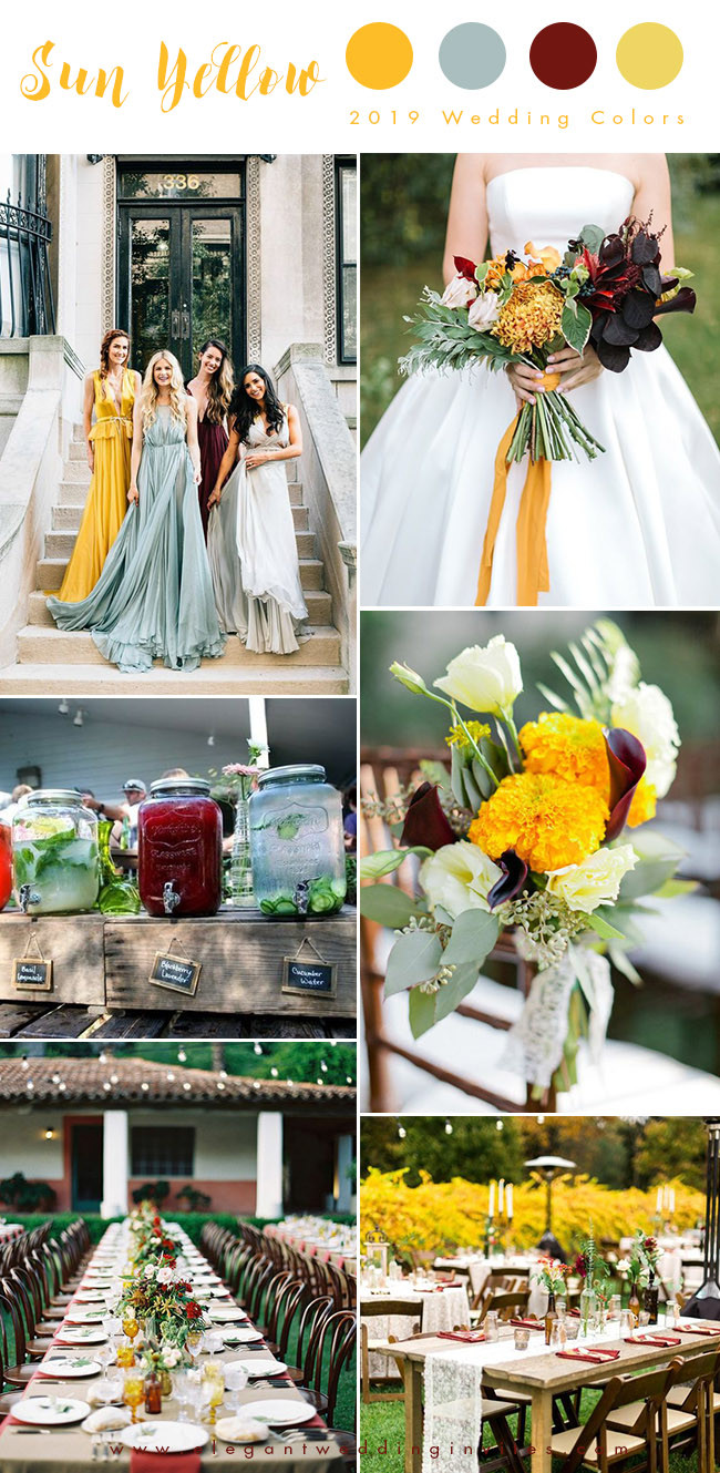 Summer Wedding Ideas 2020
 Top 10 Wedding Color Trends We Expect to See in 2019