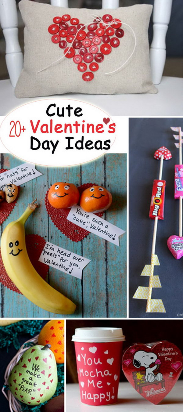 Sweet Valentines Day Ideas
 20 Cute Valentine s Day Ideas Hative