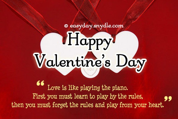 Sweet Valentines Day Quotes
 Collection of Best Valentines Day Quotes and Sayings Easyday