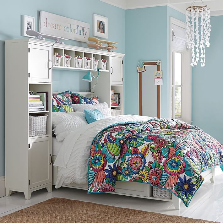 Teenage Bedroom Storage Ideas
 Hampton Storage Bed Bookcase Tower Set