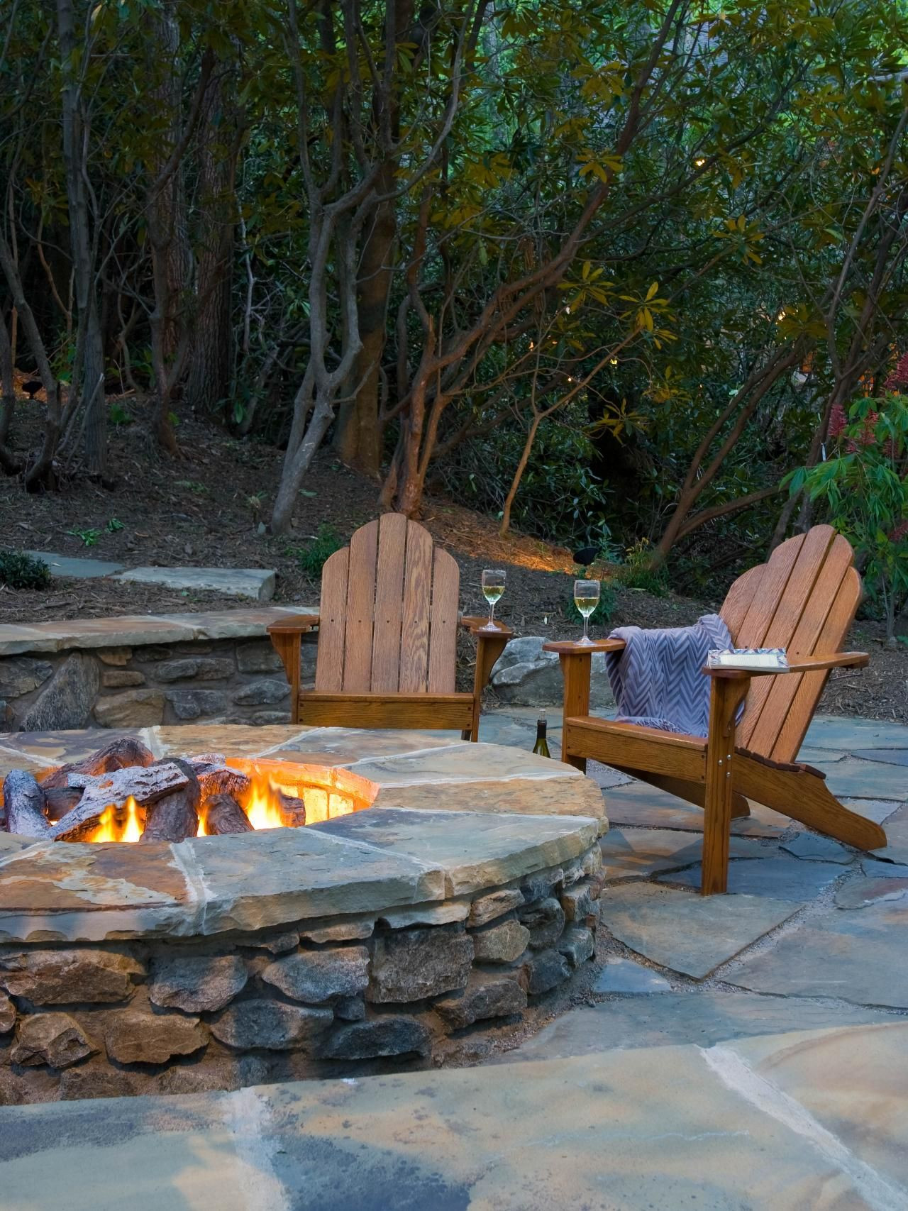Terrace Landscape Fire Pit
 Outdoor Fire Pits and Fire Pit Safety At the Lake