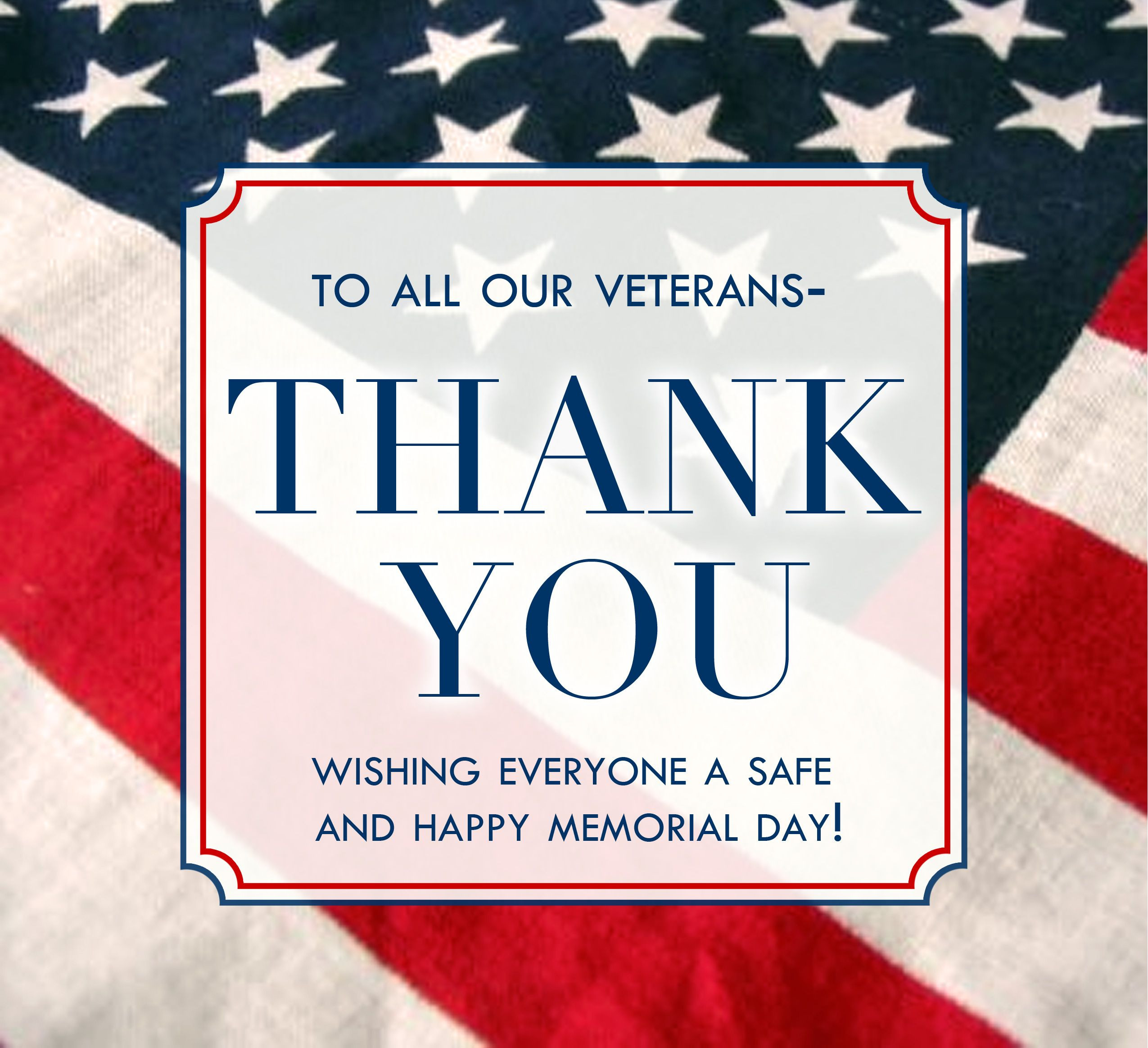 Thank You Memorial Day Quotes
 BOXHILL wishes to thank all of our veterans for their