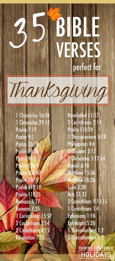 Thanksgiving Biblical Quotes
 35 Awesome Thanksgiving Bible Verses to with Your