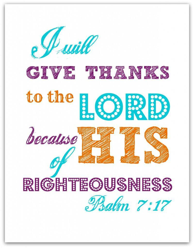 Thanksgiving Biblical Quotes
 Free Printables Thanksgiving Scriptures & Bible Verses